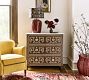 Chandler Marble &amp; Bone Inlay Dresser