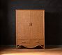 Millicent Rattan Armoire