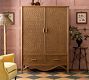 Millicent Rattan Armoire