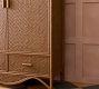 Millicent Rattan Armoire