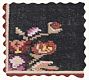 Mandy Floral Flatweave Rug Swatch