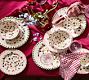 Hand-Painted Floral Ceramic Dinnerware Collection, Set of 4