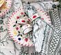Hand-Painted Floral Ceramic Dinnerware Collection, Set of 4